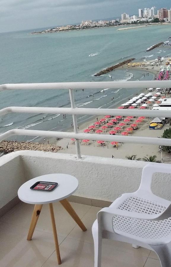 Apartamento , Vista A La Ciudad Antigua Y Playa Cartagena  Exterior foto